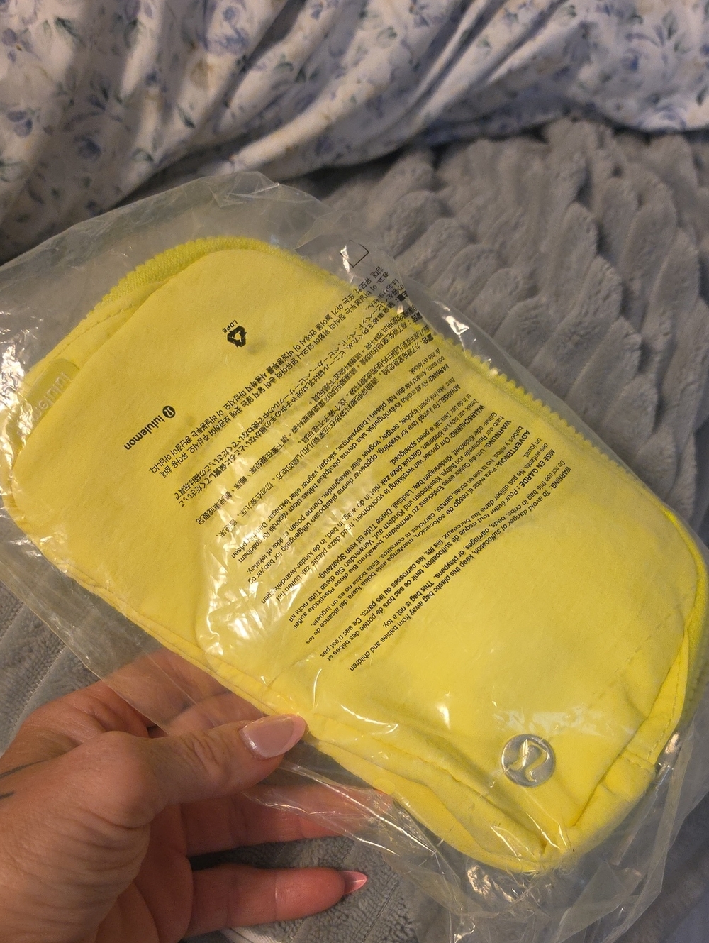 lululemon athletica Yellow Mini Phone Pouch